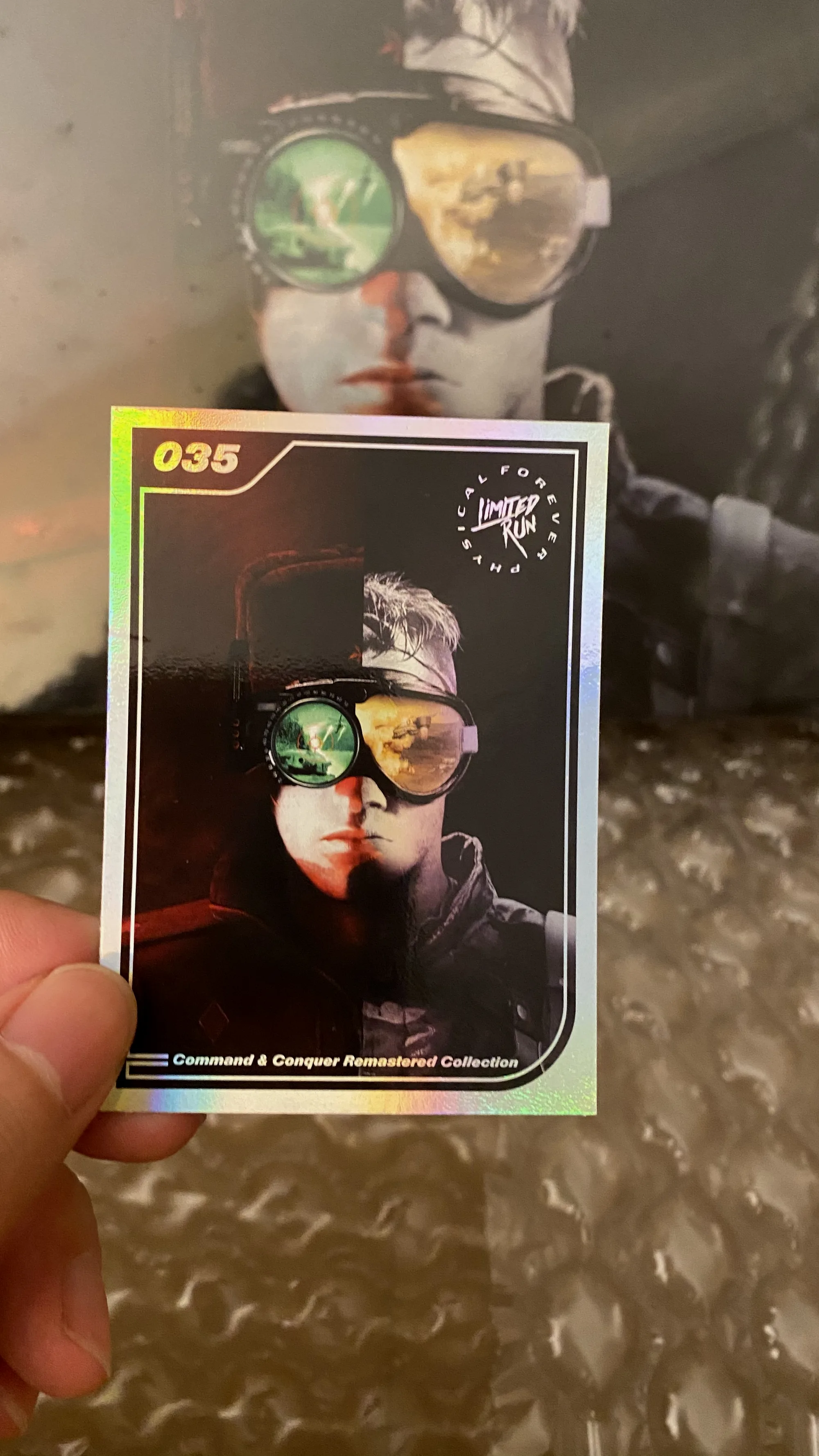 箱子里随付的订购编号，35号很靠前，但也是悲剧的开始
