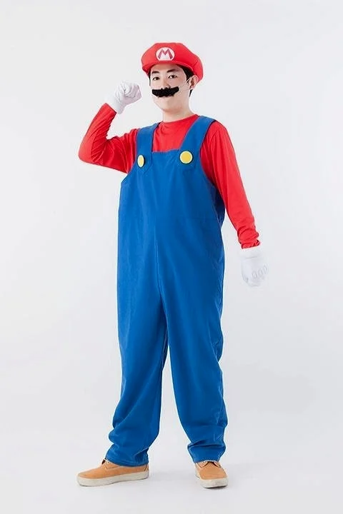 马里奥款官方Cosplay服装