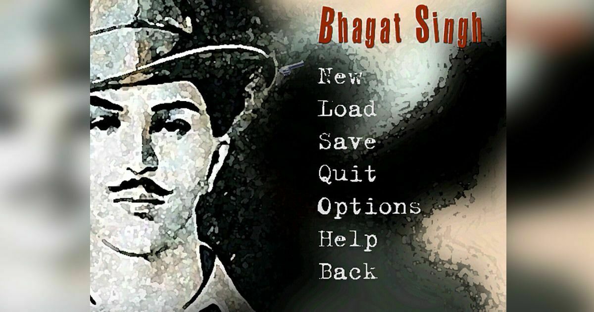 Bhagat Singh游戏主菜单界面