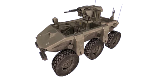 携带武器的UGV
