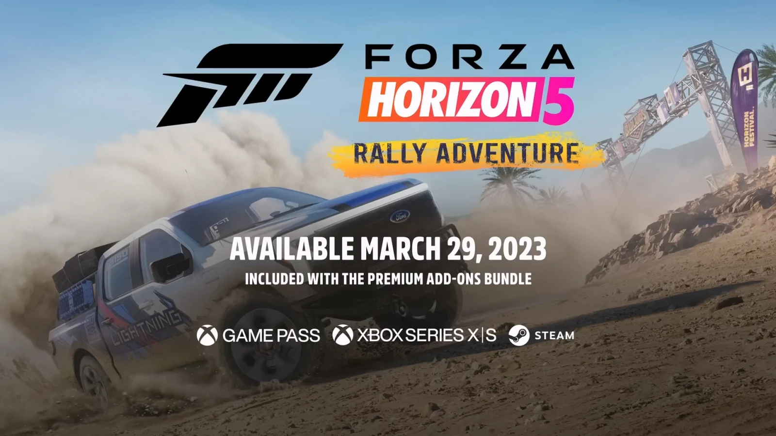 《极限竞速：地平线5》新DLC“Rally Adventure”预告片公布，3月29日正式上线