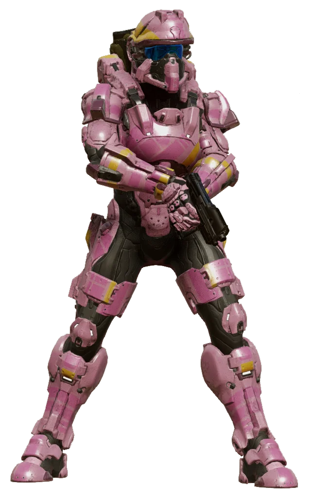 因为官方示例图的颜色而被戏称为“粉色马桶阀”的Foehammer护甲