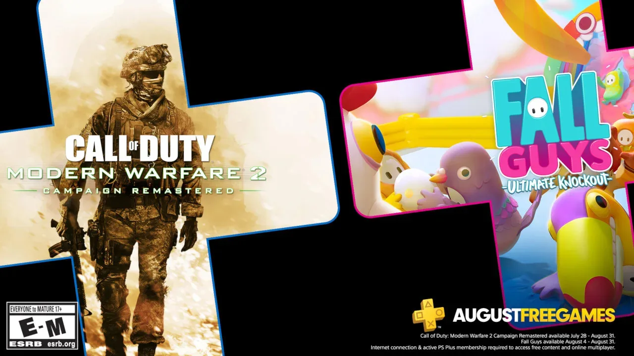 【更新港服情况】《糖豆人》发售即送，还有《使命召唤 现代战争2 战役复刻版》，PS Plus八月会免阵容公开