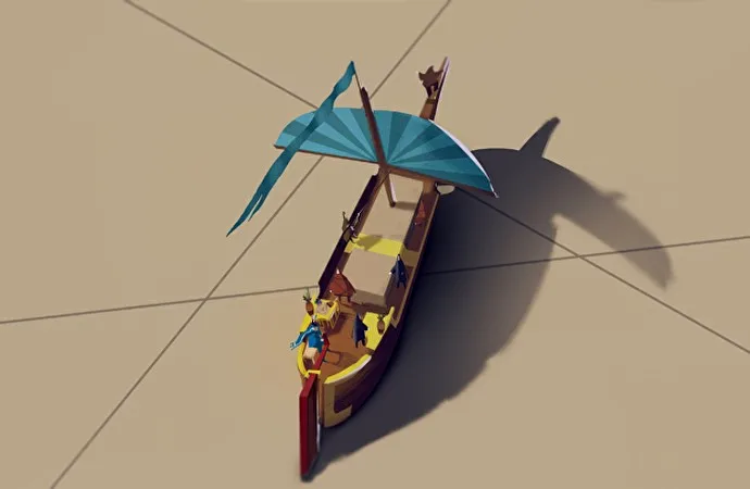 幻想世界里的帆船
