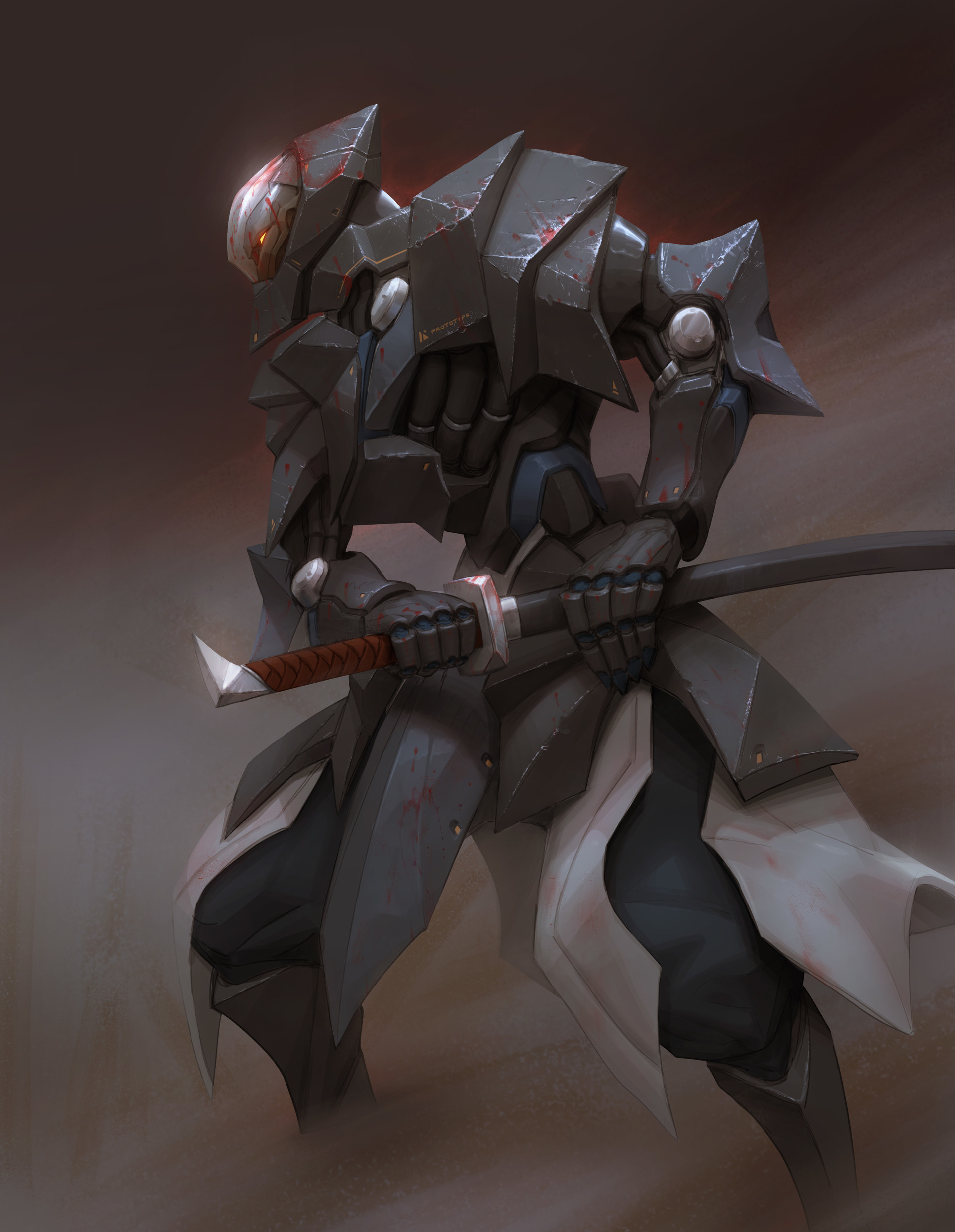 这位艺术家笔下的机械/装甲武士,几乎能涵盖你所有的刻板印象