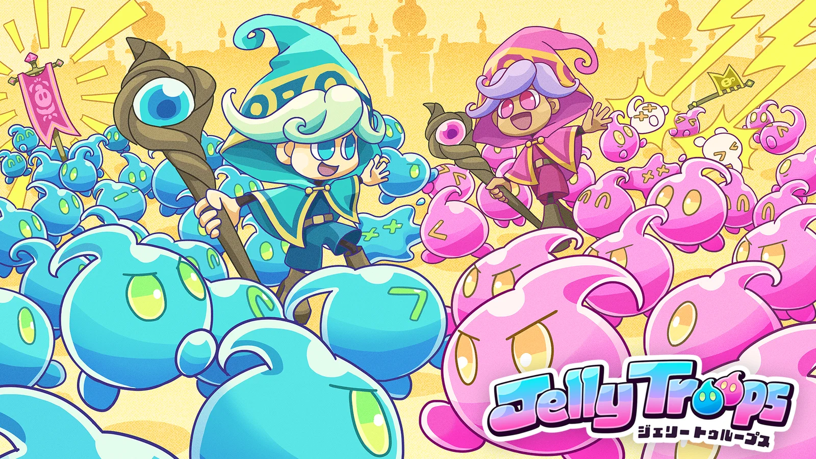 《果冻部队（Jelly Troops）》推出大型更新，拓展游戏玩法！新增“观战模式”与“AI对战”，数字原声带同步上线！～为纪念更新，现正举行30%OFF促销活动！～
