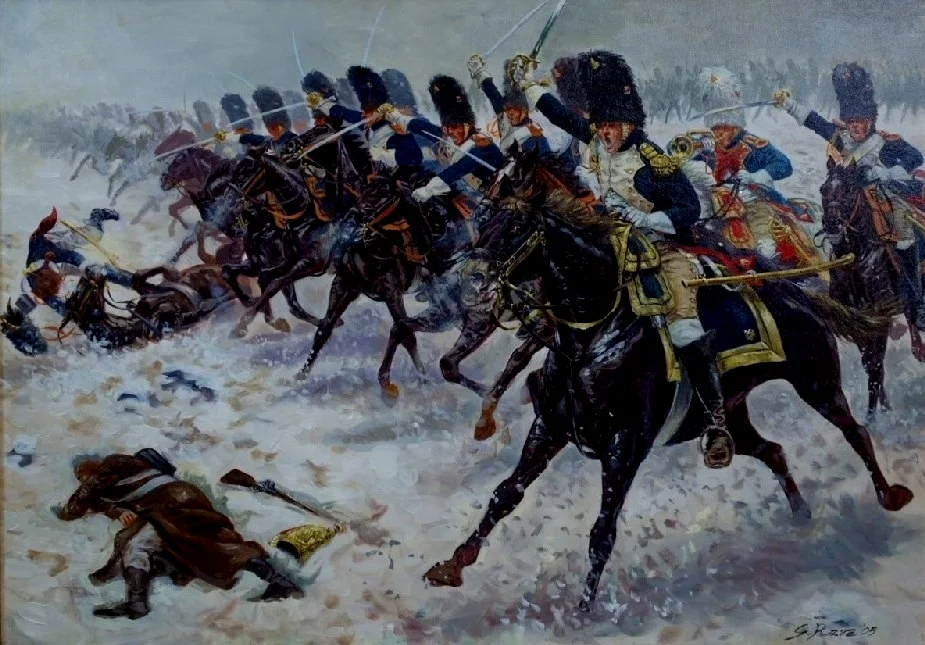 参与埃劳之战的法军近卫掷弹骑兵