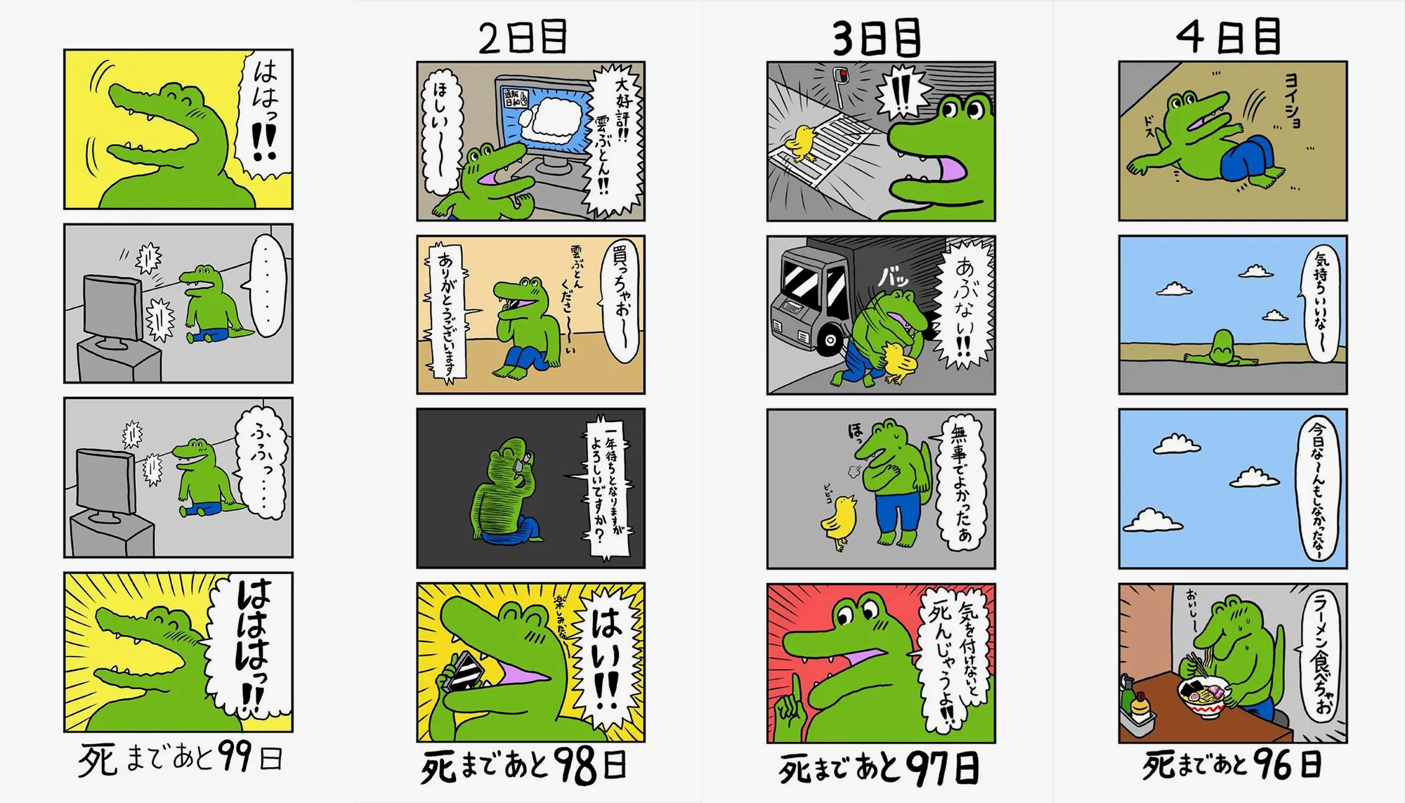 100天后会死去的鳄鱼
