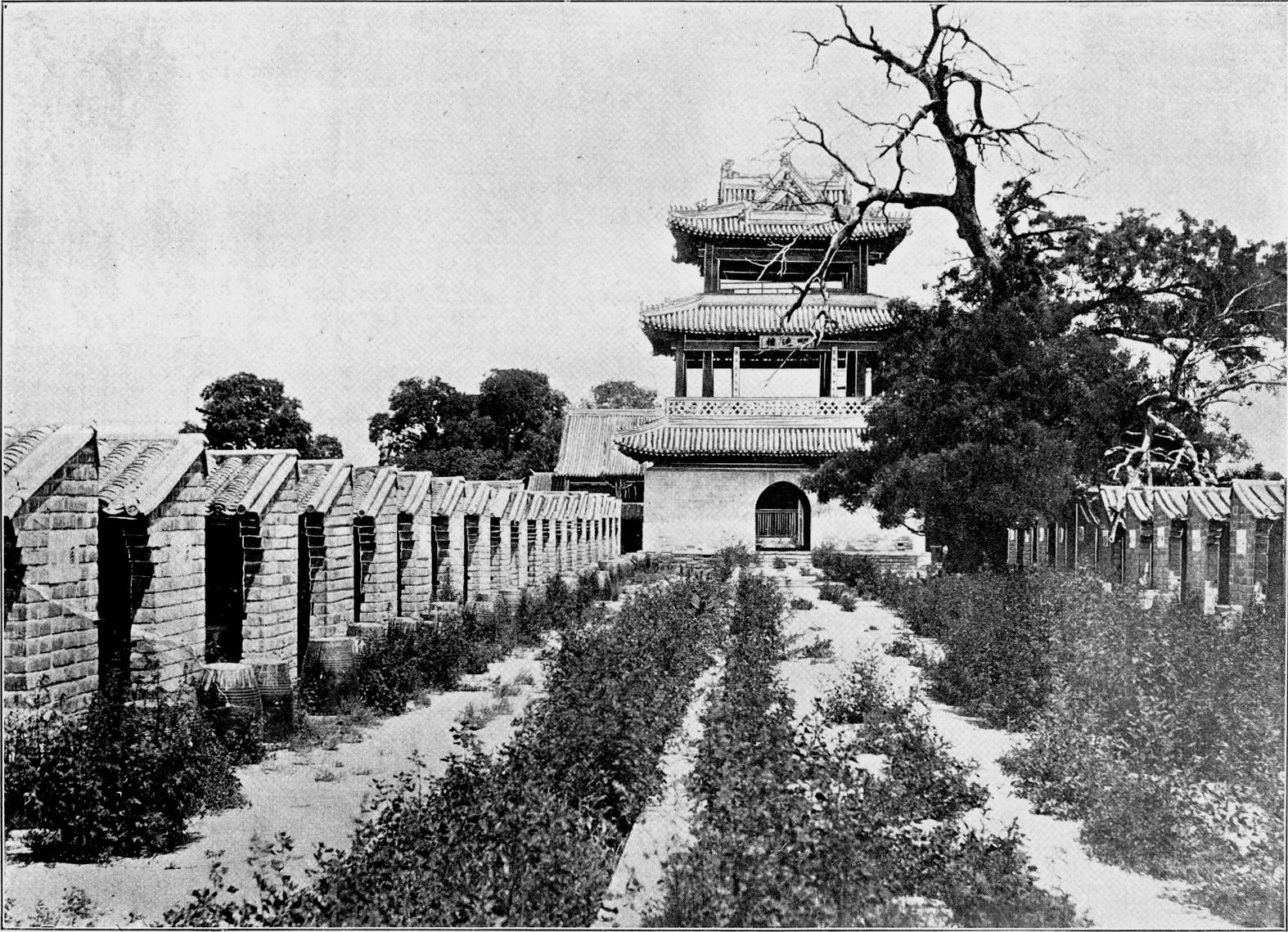 北京贡院的历史影像，如今早已不复存在