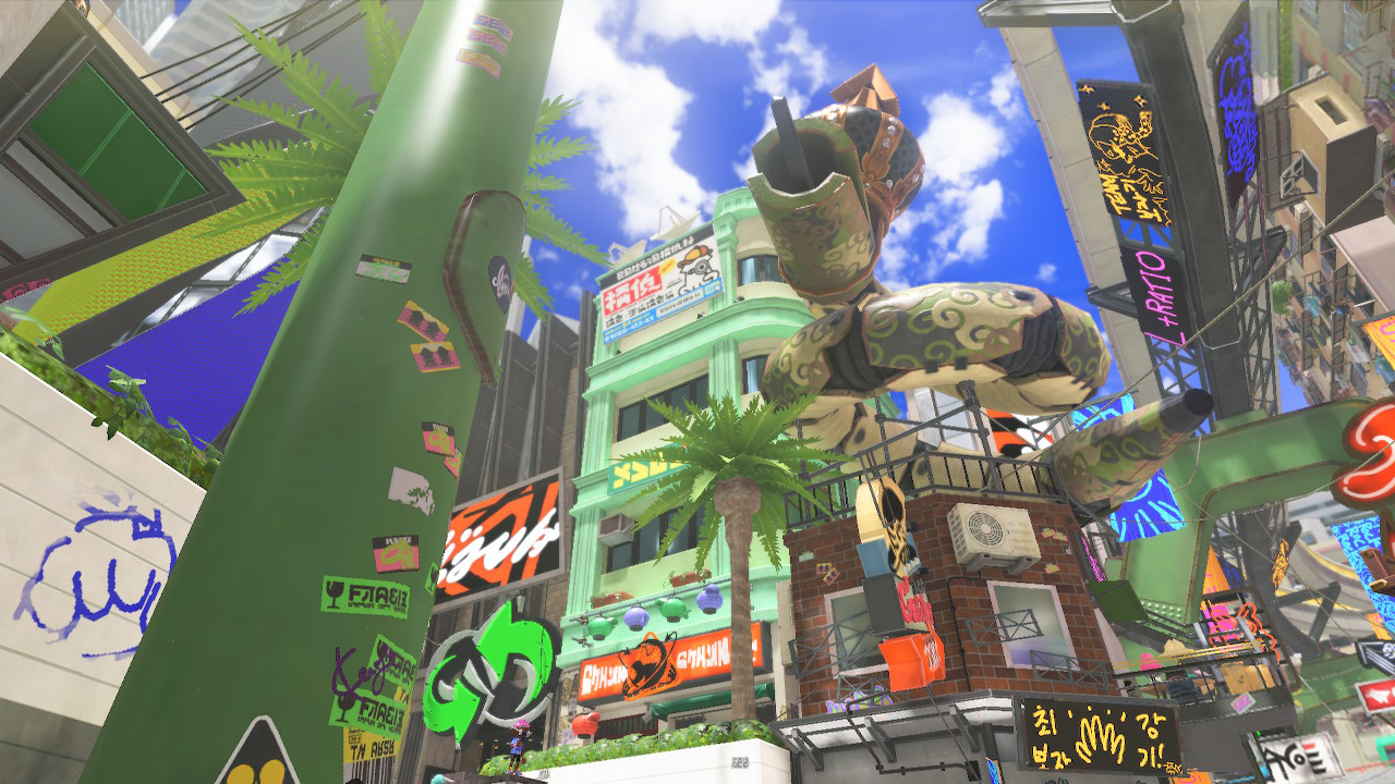 游戏摄影丨《斯普拉遁3》前夜祭广场街景随拍（上）