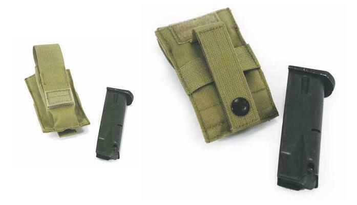 早期版本Blackhawk MOLLE System Single Pistol Mag Pouch，官方產品圖