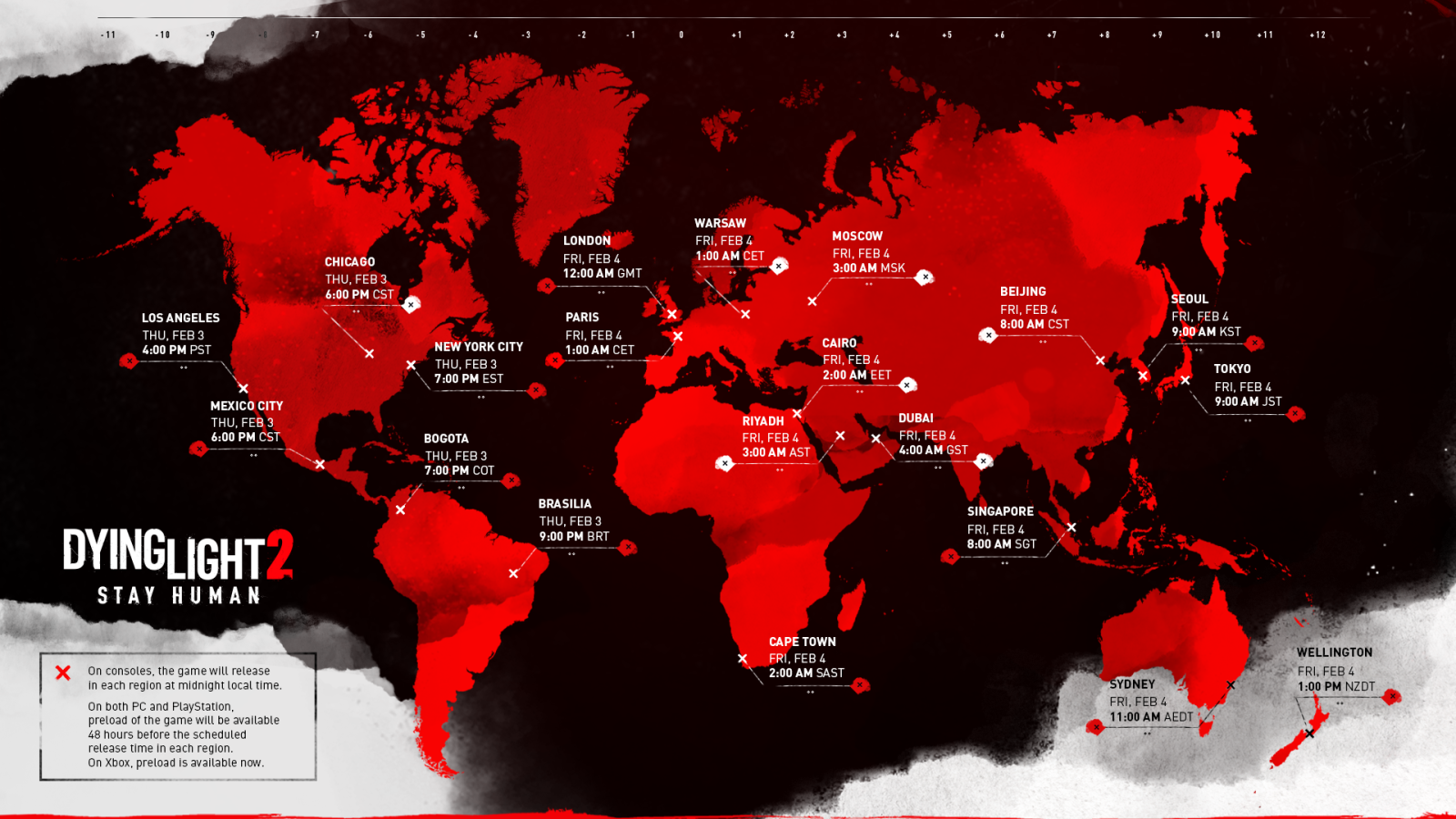 《消逝的光芒2：人与仁之战》公布全球预载及解锁时间