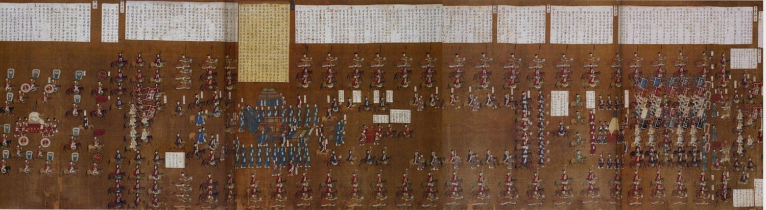 北宋仪仗队，此图大概描写了1053-1065年间的宋朝军队