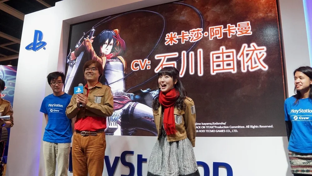《进击的巨人》PlayStation现场舞台活动照片