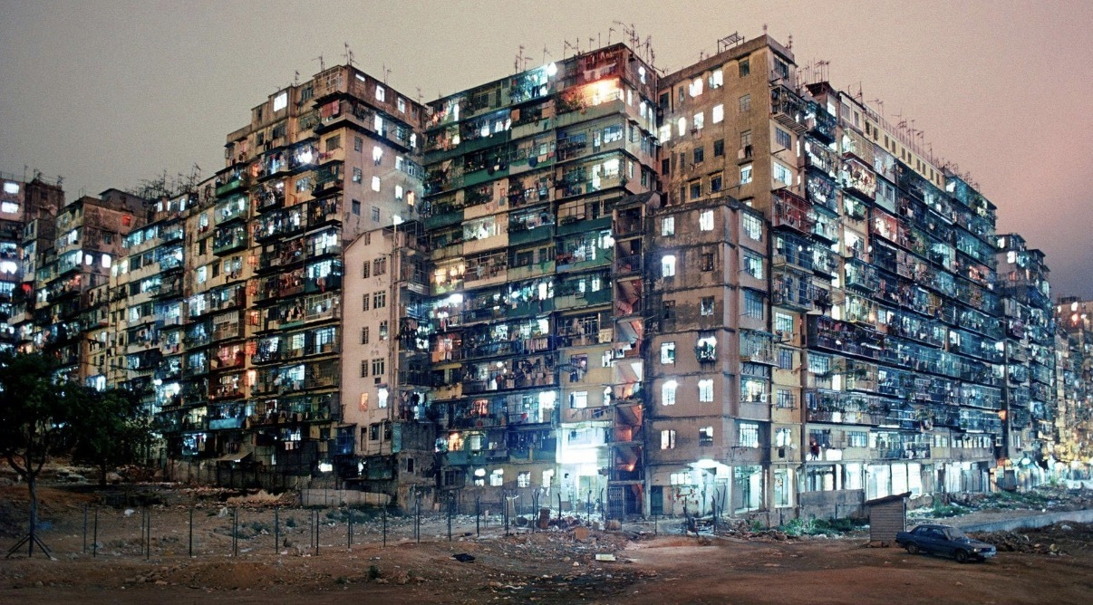 九龙城寨夜景实景