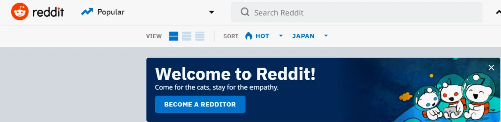 不存在的网站：reddit