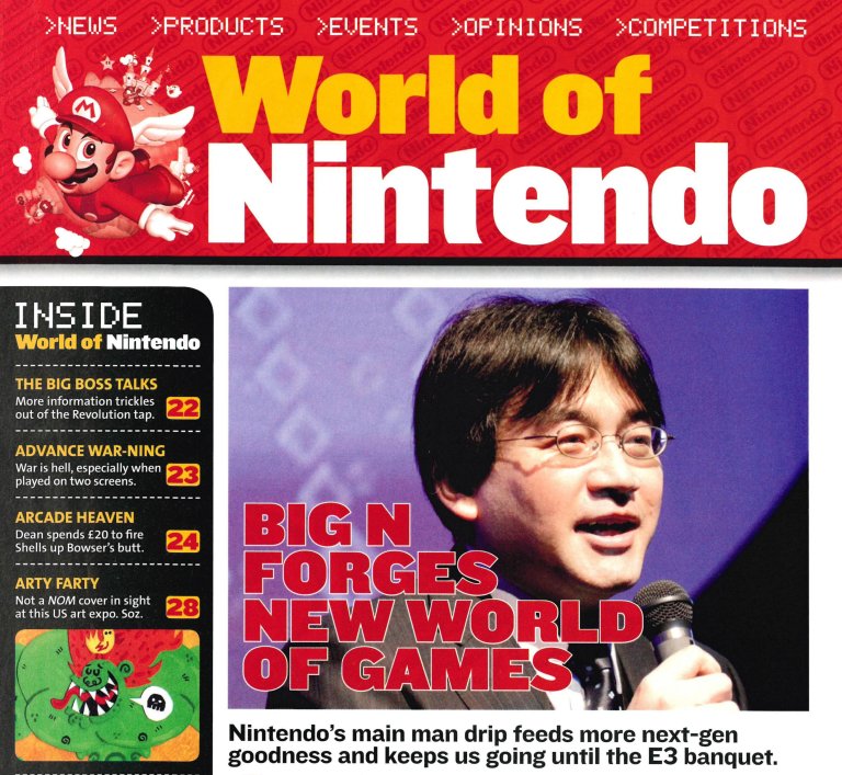 2005-05，《任天堂官方杂志》第22页，以新游戏预览为卖点的片段摘录。