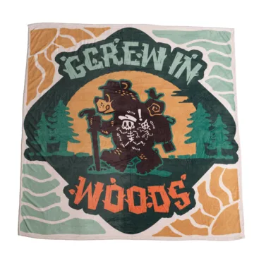 评论+分享+点赞抽送一位获得「GCREW IN WOODS」绒毯