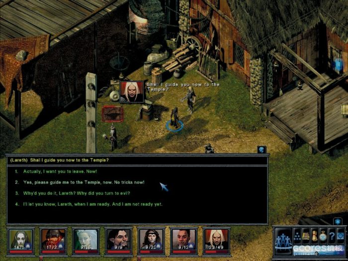 霍姆莱特（Hommlet）村非常庞大，其中一些 NPC 有着有趣的任务和故事，但这款游戏的核心是讲究战术的战斗。