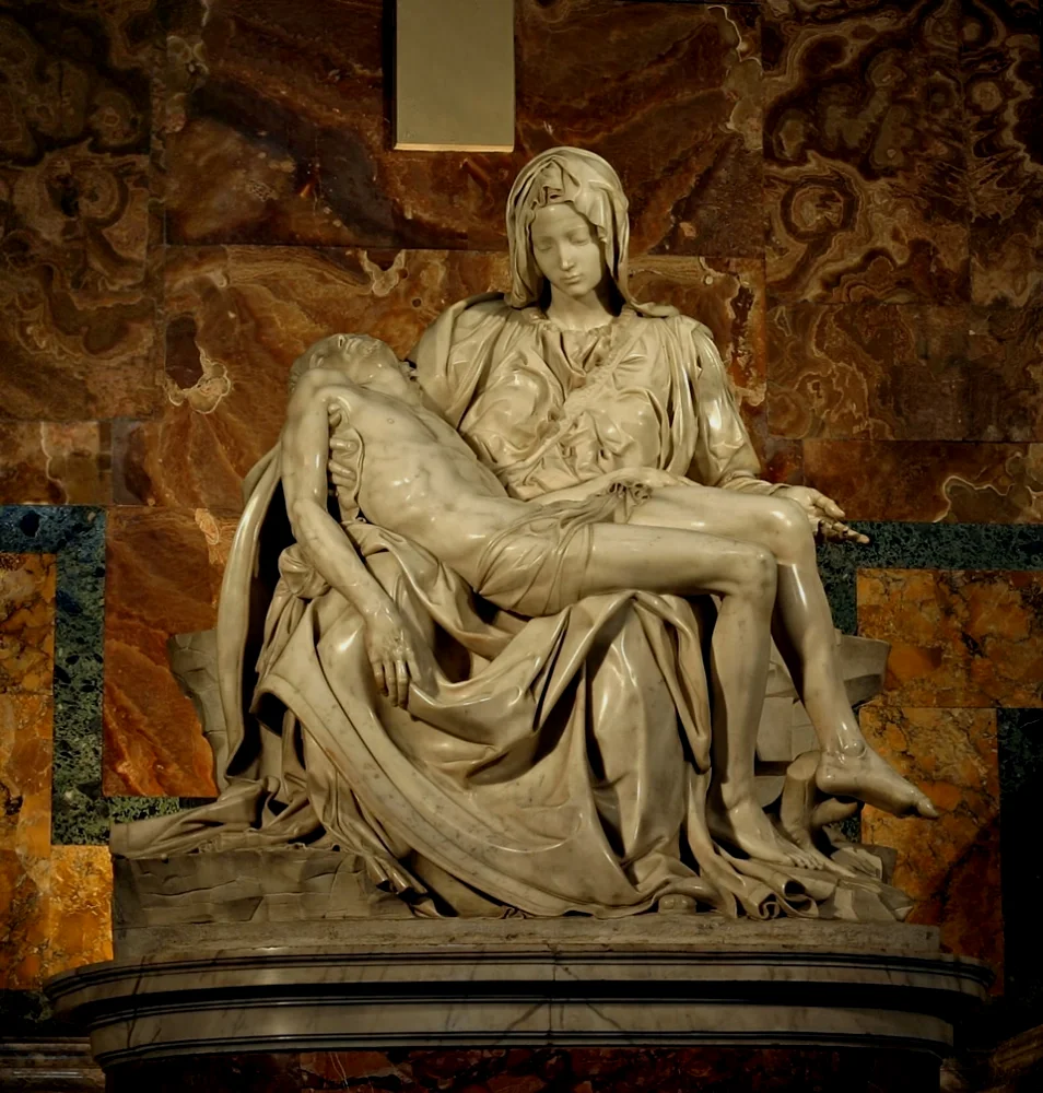 《圣母哀悼》玛丽亚怀抱死去的耶稣
