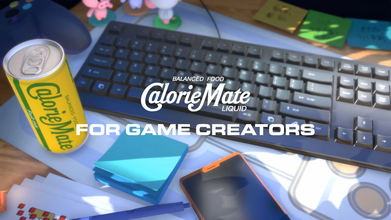 津田健次郎等人配音，免费游戏《Calorie Mate LIQUID FOR GAME CREATORS》上架Steam