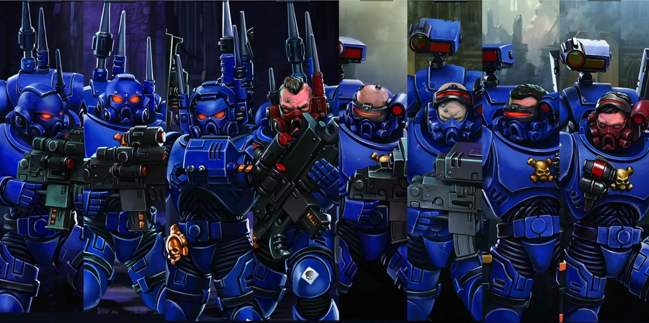 JOYTOY版1/18《战锤40K》人物卡故事系列（一）：【渗透者】与【入侵者】 | 机核GCORES