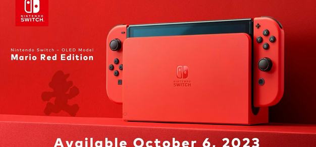 马力欧红版Switch OLED将于10月6日发售