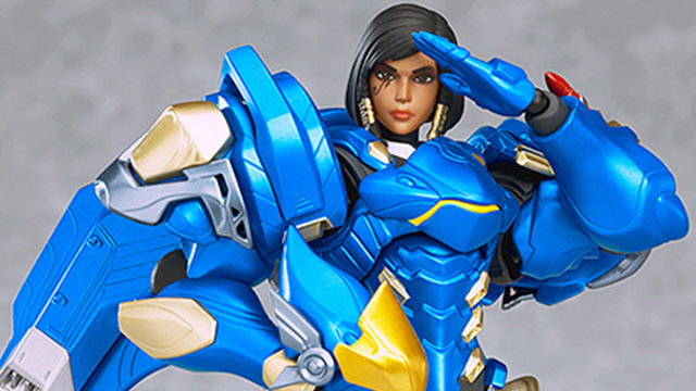 max factory 推出《守望先锋》法老之鹰 figma,就官图来看头雕不错