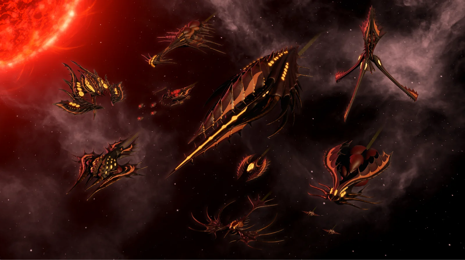 《群星》全新DLC“万物竞发”上线，堕落蜂巢帝国有什么新动静？
