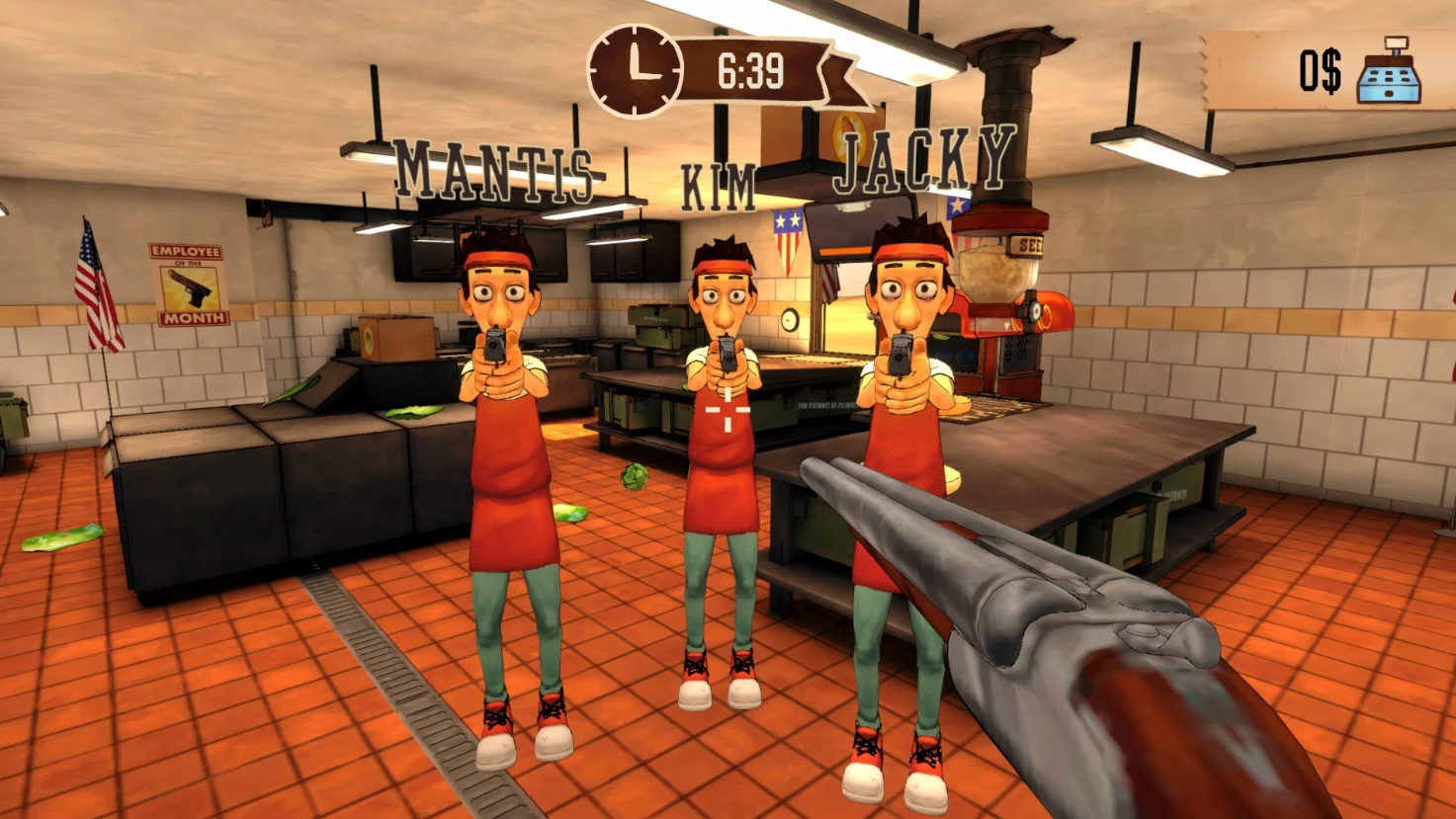 《美式烹饪模拟器》即将登陆Steam平台，用“枪”来进行烹饪吧！
