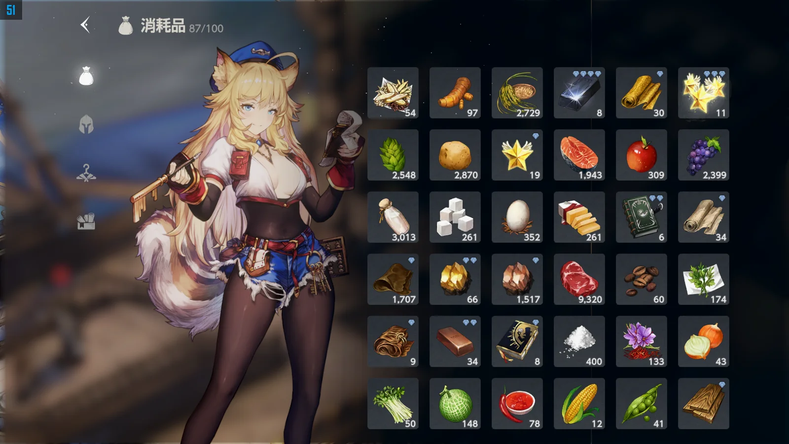 棕色尘埃2背包UI