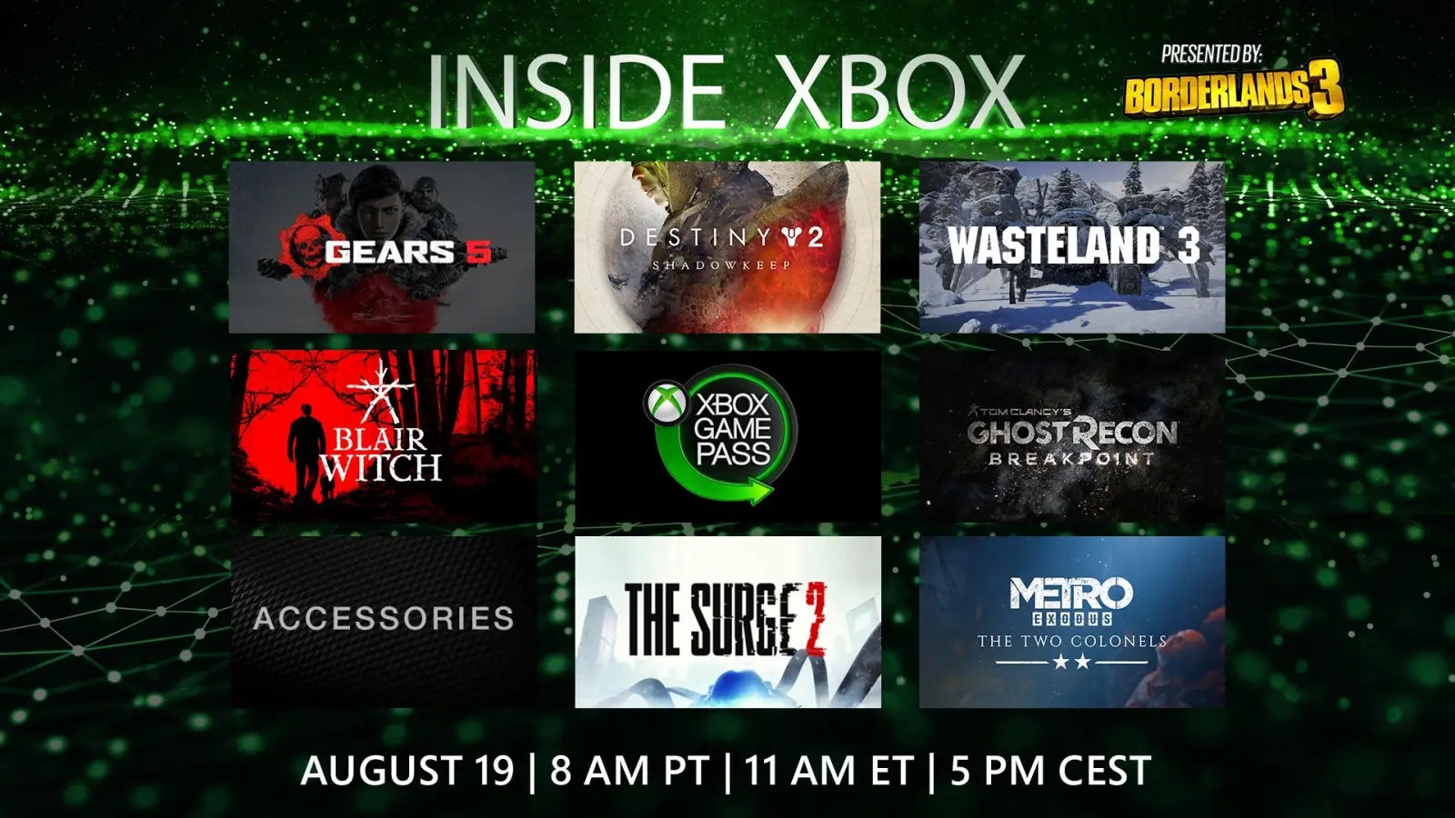新游戏与新配件？微软将在今晚11点直播新一期 Inside Xbox