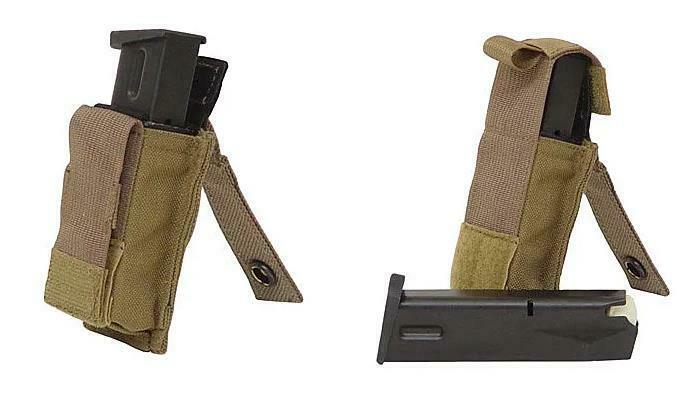 同款備選：Eagle Industries Single Pistol Mag Pouch FB Style（MP1-S45/220-FB1-MS-KH），官方產品圖