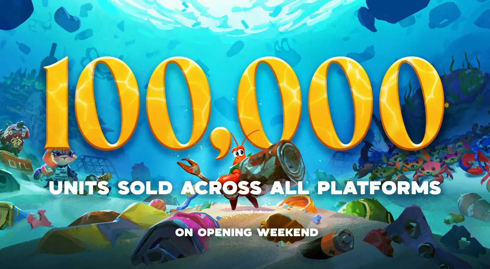 类魂动作游戏《蟹蟹寻宝奇遇》销量突破10万份