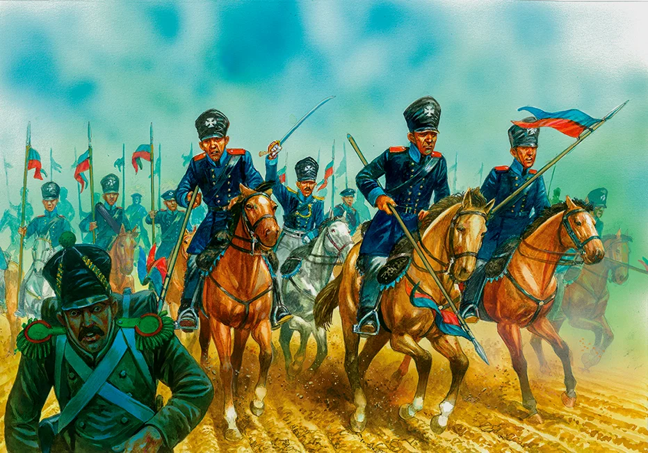 拿破仑战争晚期的普鲁士枪骑兵