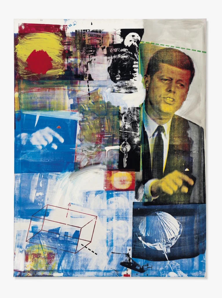 1964年《Baffalo II》，仍然是 Robert Rauschenberg。这是他一系列裁剪拼贴的作品之一。在我看来这些作品的话题性高于艺术性，作为网络文化传播一下没什么问题，但你跟我说这就是艺术……就当是我的审美能力不够。