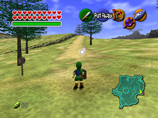 徒步旅行。这篇访谈发表于《塞尔达传说：时之笛》（The Legend of Zelda: Ocarina of Time）发售之前。