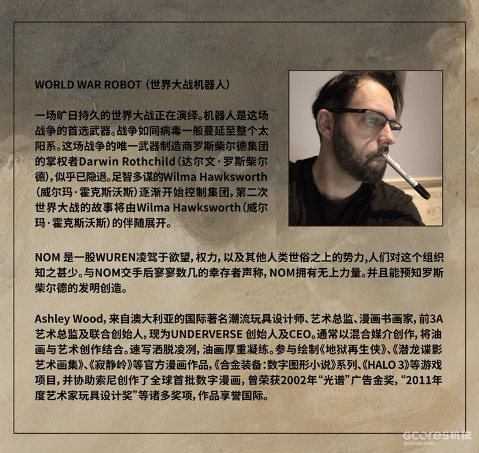 UNDERVERSE 创始人及CEO Ashley Wood
