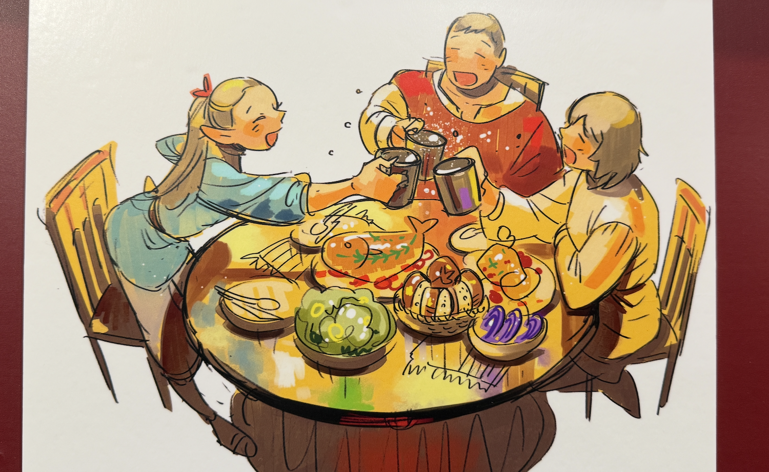 放一张九井谅子老师展上的复制原画结束本篇，感谢阅读🙏我们下篇文章再见👋——考据使人快乐！