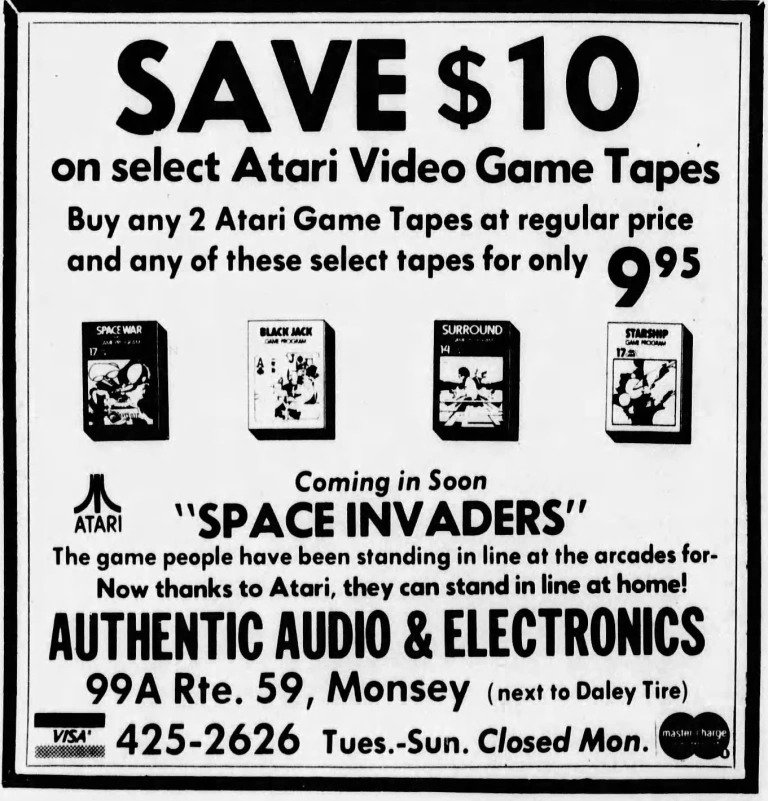 1980-02-03，The Journal News，8D。宣佈《太空侵略者》即將上市的廣告。