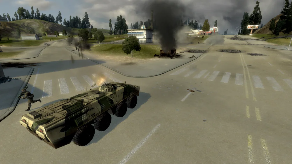 BTR-80 高爆燃烧弹