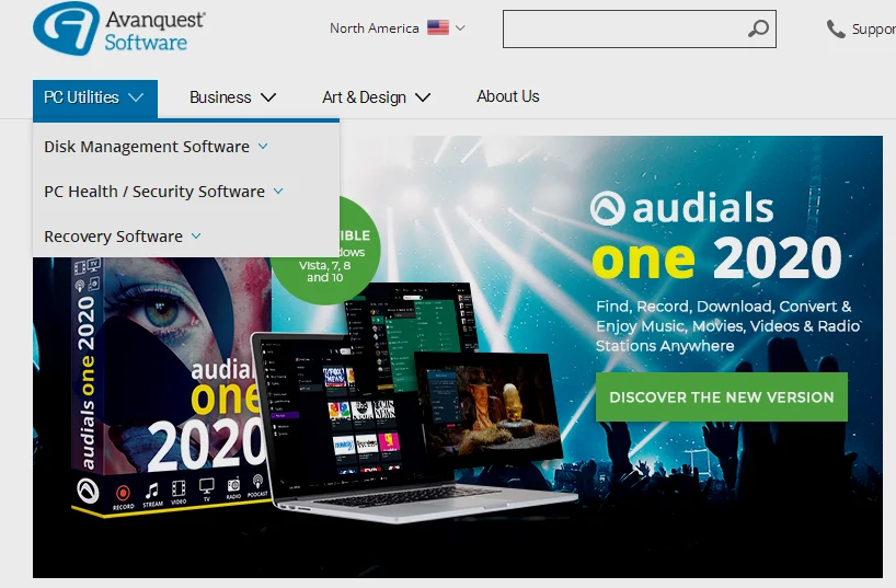 Avanquest软件销售网站并没明显见到某些软件选项，这也许给了盗版可乘之机。