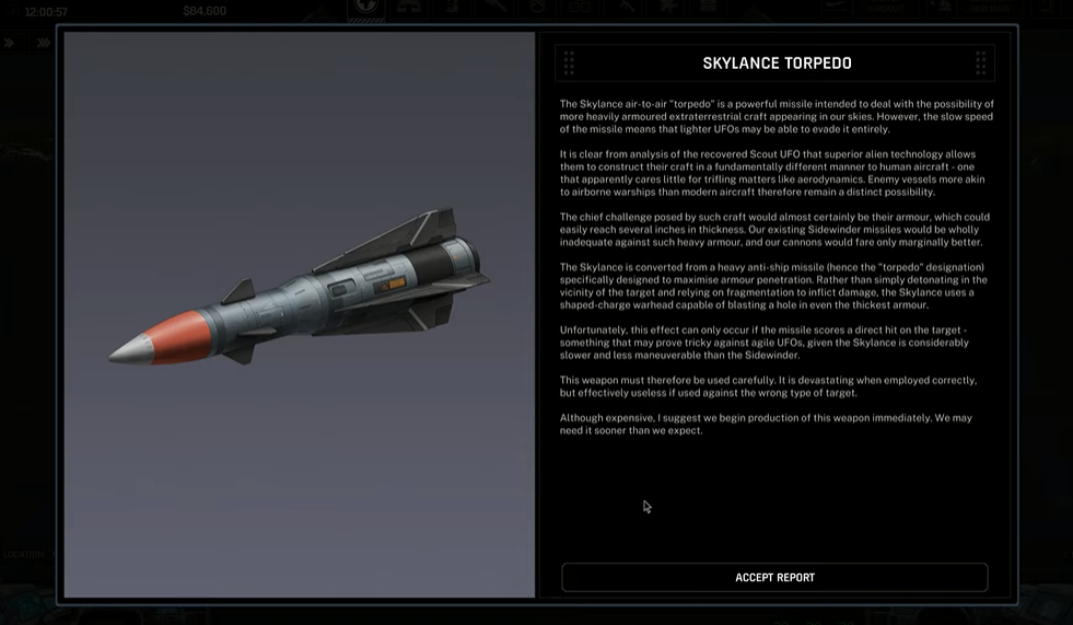 遊戲中的“天空騎槍”空對空魚雷介紹
