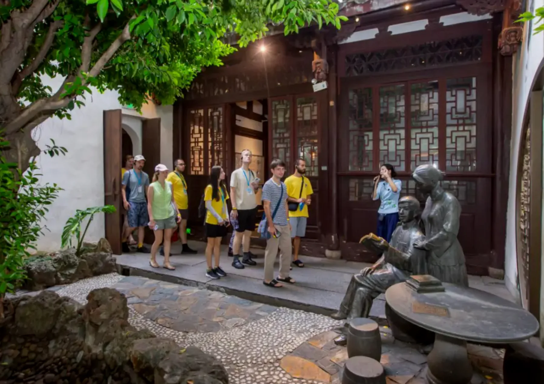 林觉民夫妻的跨院，位于大宅院的最里面。