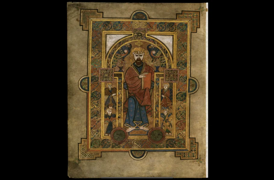 图11 《凯尔经》中耶稣与四使徒