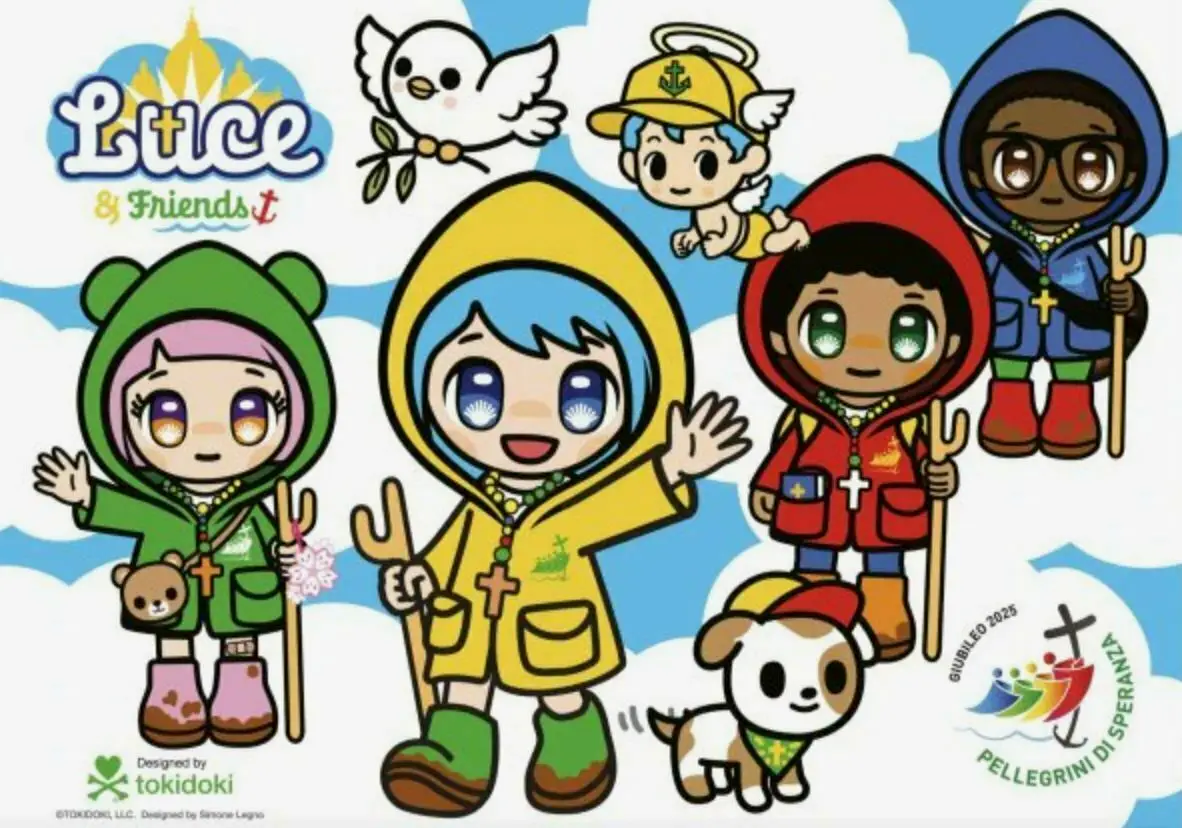 由梵蒂冈推出的吉祥物Luce(意大利语“光”)， Luce是以朝圣者为概念设计的，黄雨衣的灵感源自梵... | 机组| 机核GCORES