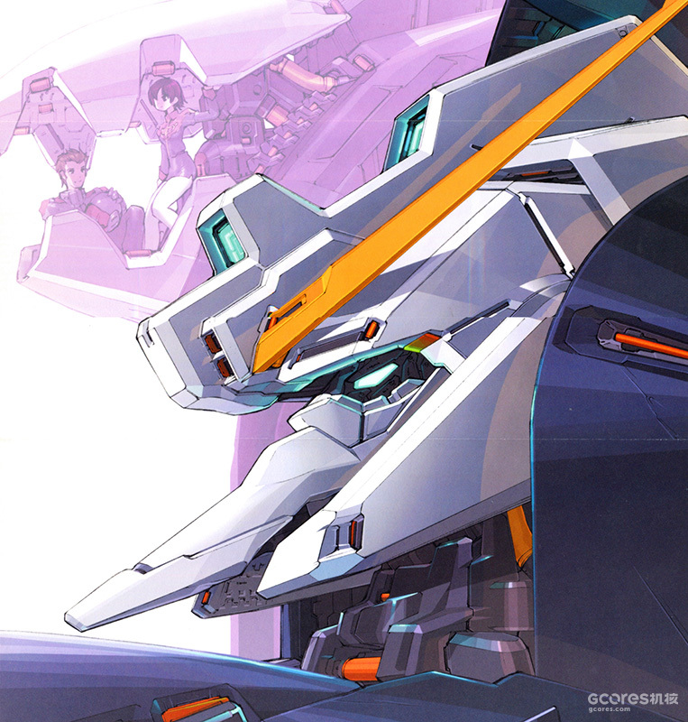 追加强化组件后，TR-5 [Advanced Hrairoo]的头部主传感器单元也修改为了Gundam系风格的双眼式传感器，使得整机形象更为接近Gundam系机体。