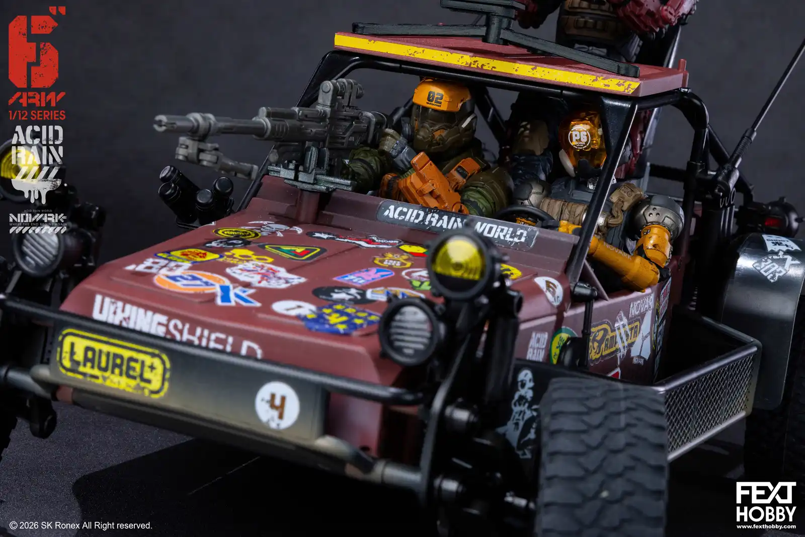 《酸雨战争:熵舟》6寸兵人系列载具红蝗出征