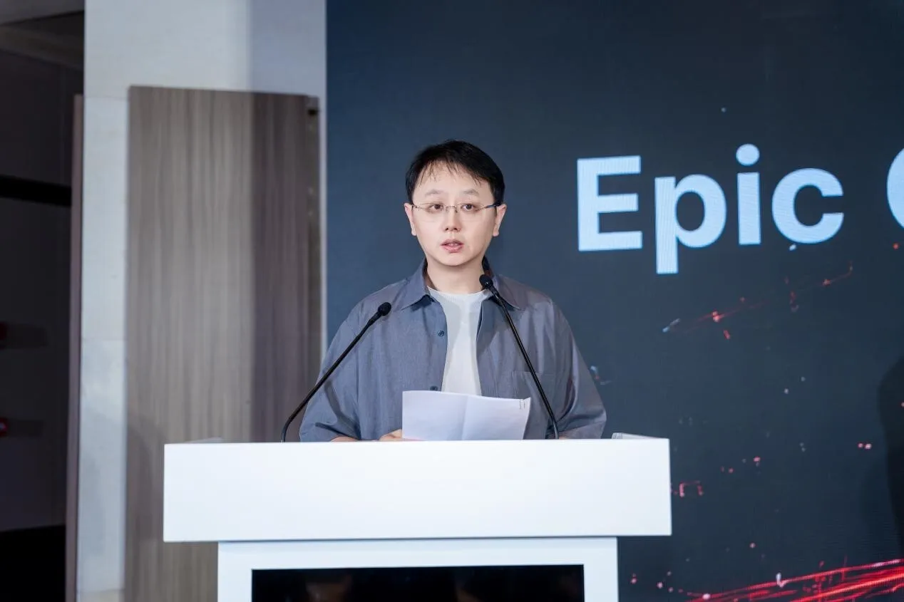 中国音数协副秘书长、游戏工委秘书长唐贾军在2026 CIGDC Epic Games游戏开发者生态专场上的致辞