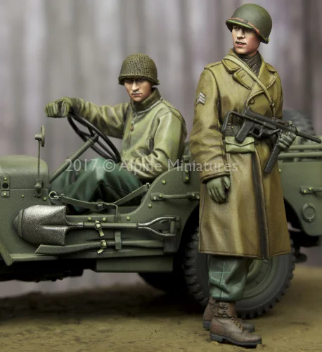 Alpine 35243 WW2 US NCO & Driver Set 1/35 